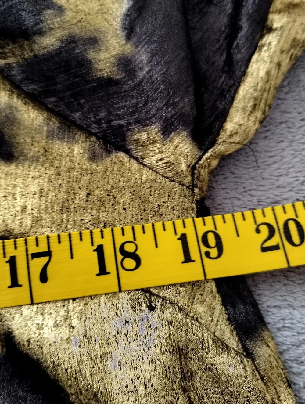 Umgee metallic pant set in gold & black Blouse Sz S